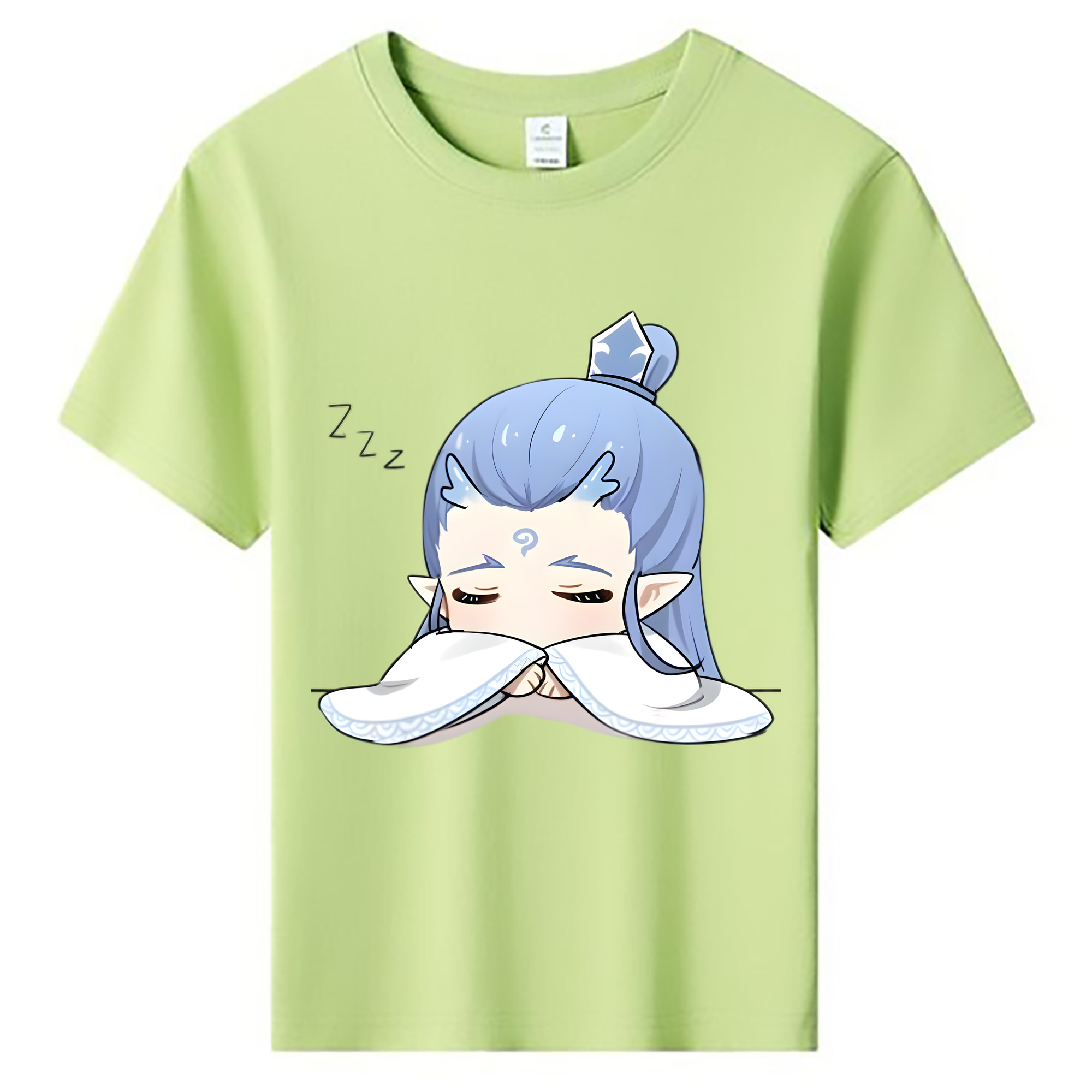 （画像用） Ne Zha 2 ナタ 魔童の大暴れ 綿100％キッズTシャツ（フロントプリント）